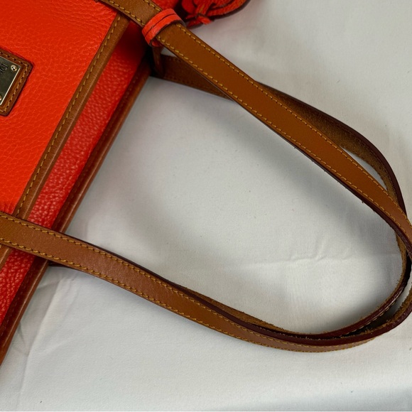 Dooney &‎ bourke orange pebble tote - Picture 12 of 14